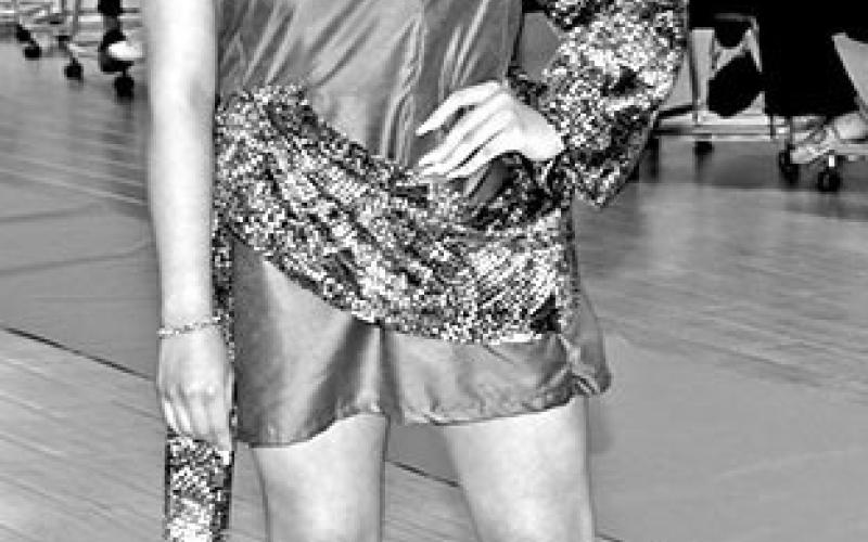 Genesis Garcia wearing her own creation