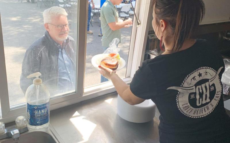 Chamber hosts burger party