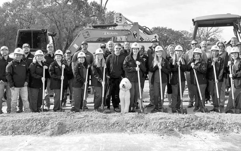 Groundbreaking ceremony for Mt. Pleasant Animal Clinic