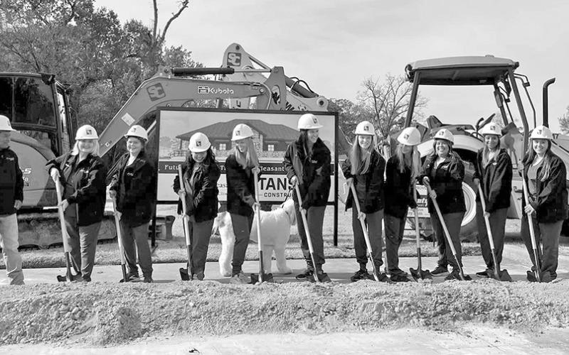 Groundbreaking ceremony for Mt. Pleasant Animal Clinic