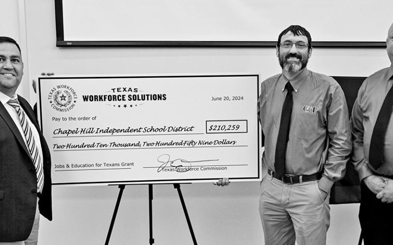 Chapel Hill ISD receives TWC Jet Grant