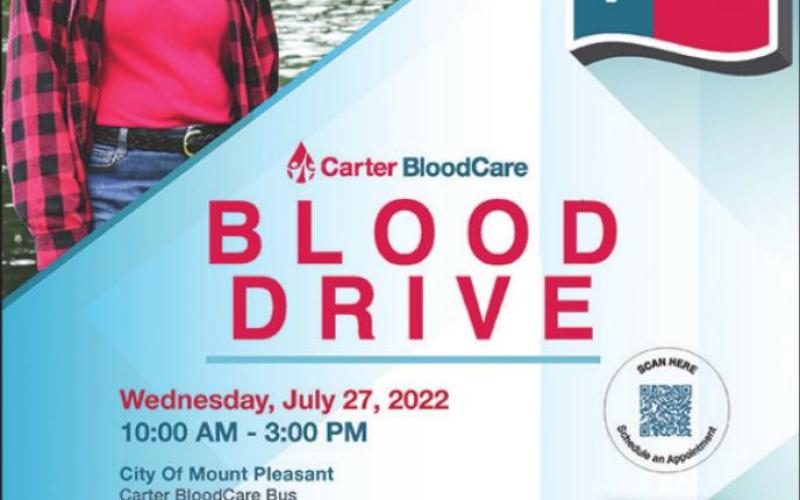 City to host blood drive