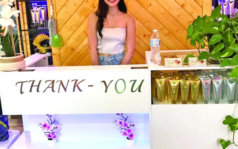 Skyla Bui, daughter for whom the spa is named