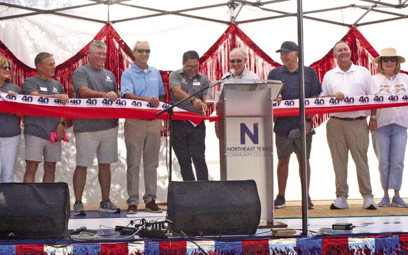President of NTCC, Dr. Kevin Rose cut the ceremonial ribbon in honor of NTCC’s past and future.