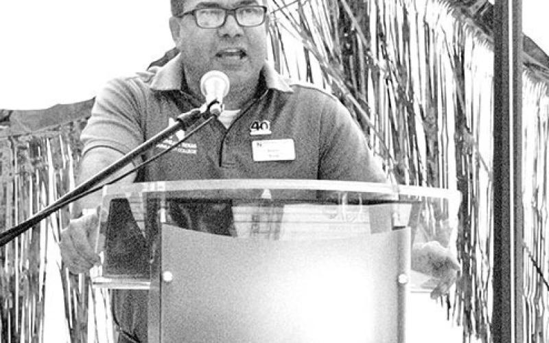 Dr. Kevin Rose gave college remarks regarding 40 years of advancing education.