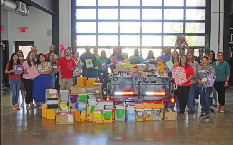 Diamond C donates more than 8,300 school supplies to CIS