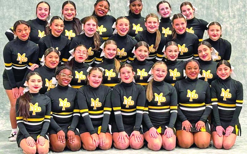 The Mount Pleasant Junior High Cheer team COURTESY PHOTO