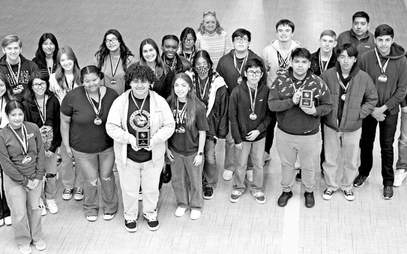 Pictured: members of the 2022-2023 MPHS UIL Academic team COURTESY PHOTO