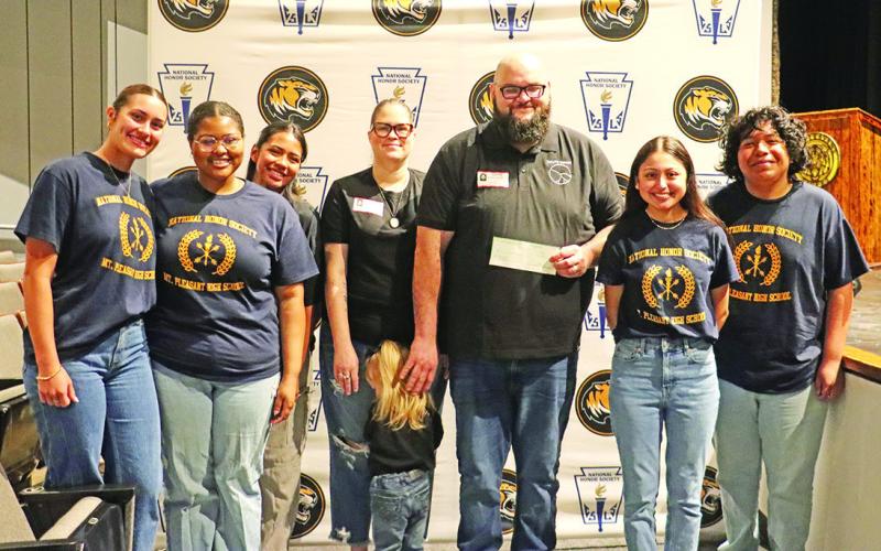 Rhute Haven (L to R) Sophie Greco, Kiara Rundles, Mea Banda, Christina Sinclair, Stephen Sinclair, Angelina Hernandez, Jose Fuentes