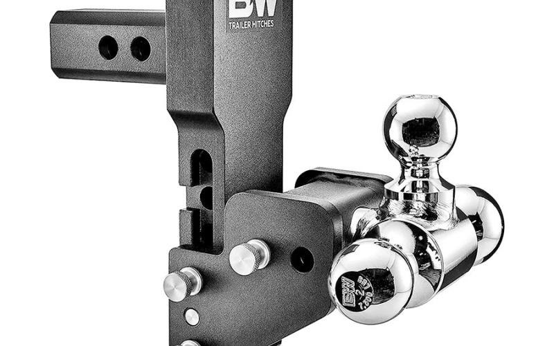 B&amp;amp;W’s Tow and Stow trailer hitch is available in a variety drop/rise heights, shank sizes and with a rotating tri-ball assembly that allows for changing ball sizes quickly and easily. PHOTO COURTESY OF B&amp;amp;W