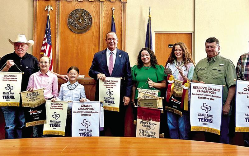 Titus Commissioners with Chapel Hill’s FFA Courtesy photo