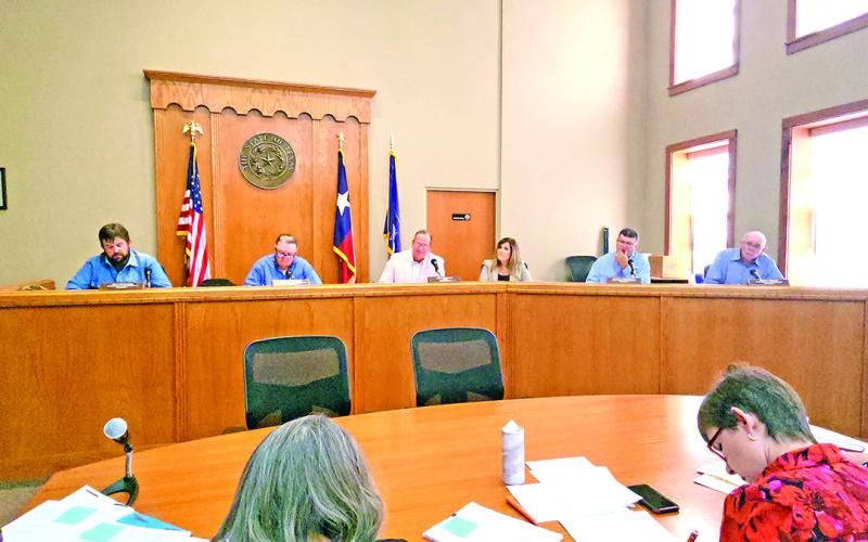 The Titus County Commissioners’ Court met on Oct. 15 to discuss a lengthy agenda TRIBUNE PHOTO / NICOLE KIMBALL
