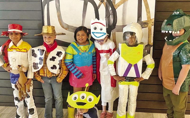 The Comeback Rubber Duckies (L to R) Ariadnna Martinez, Caleb Townson, Jannahi Castro, Lily Henry, Aldo Orona, Jonathan Williams