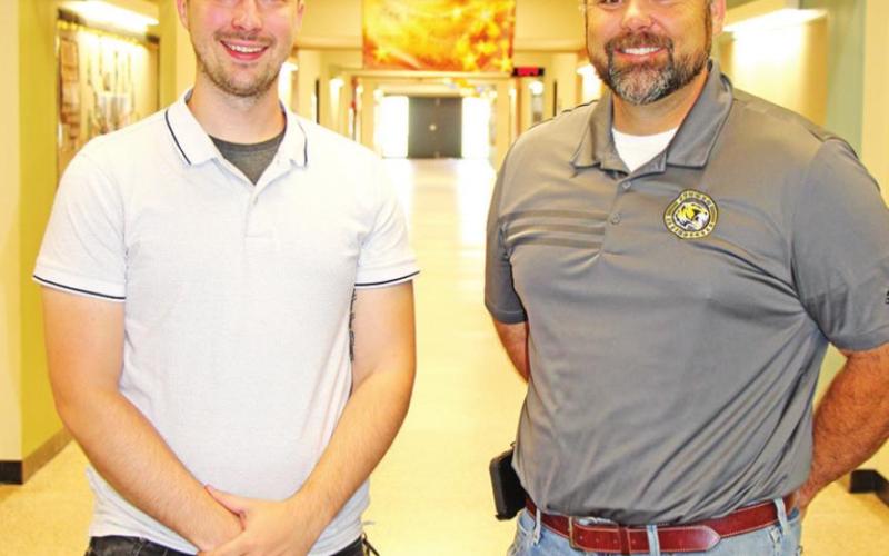 Wallace Assistant Principal Buck Haynes and Principal Nathan Rider