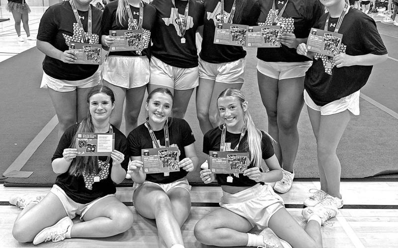 The MPHS All-American cheerleaders