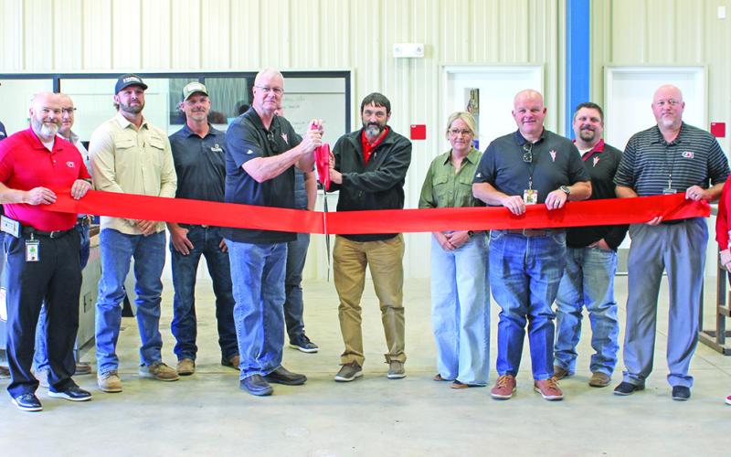 Chapel Hill cut the ribbon for their new Ag Building on Oct. 22 Photo courtesy of Christian Bass