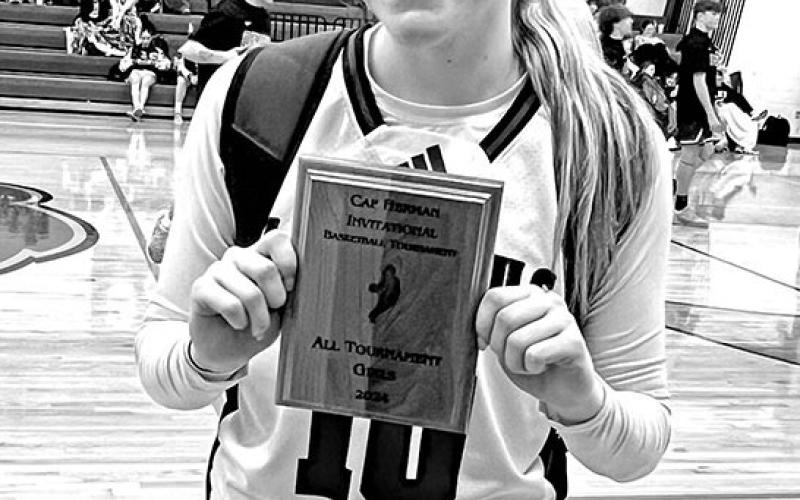 #10 Keira Hawkins names to the All Tournament Team