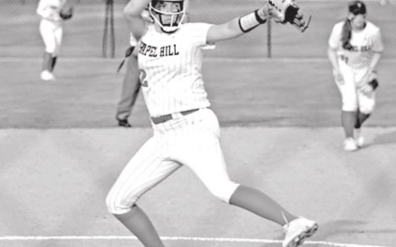 Chapel Hill pitcher Presley Applegate was recently selected to participate in this year’s Red River FCA All-Star Showdown, to be held June 15. TRIBUNE PHOTO / QUINTEN BOYD
