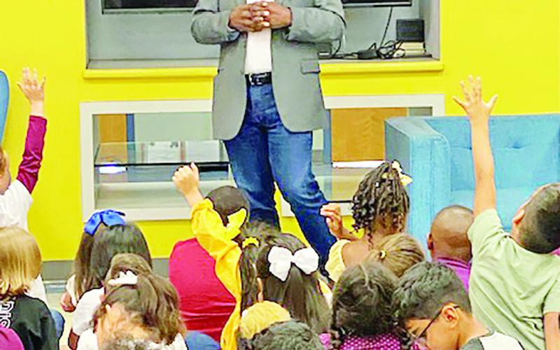 E.C. Brice Elementary School and MPISD were honored to have Mount Pleasant Mayor, Tracy Craig, speak to their first-grade students as they learn about public officials in their community. COURTESY PHOTO
