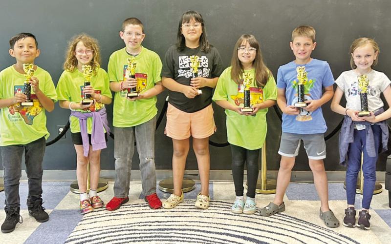 The Mystical Penguins (L to R) Eddie Olva, Callie Dimon, Shane Dimon, Kaylynn Andrade, Avalyn Netro, Judah Deal, Anna Henry COURTESY PHOTO
