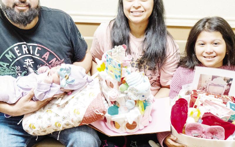 Titus Regional Medical Center rang in the new year with the birth of Alaynah Barrera, the first baby of 2024. Alaynah was born on Jan. 1, 2024, and welcomed the new year with her parents, Gabriel and Carolina Barrera, and her big sister, Ximena Soto. FILE PHOTO