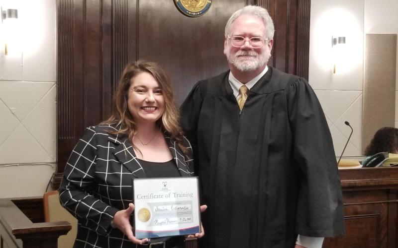 Jessica Edwards becomes newest CASA volunteer