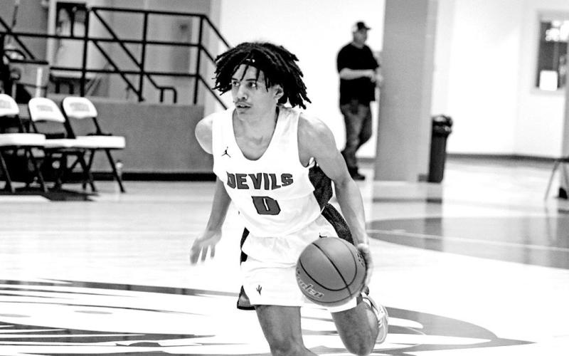 Jaydyn Haley and the Chapel Hill Red Devils have won their last 12 games and are ranked 12th in the state in Class 3A by tabchoops.org. TRIBUNE PHOTOS / QUINTEN BOYD