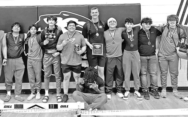 The Tiger Powerlifting team placed 2nd at their home meet