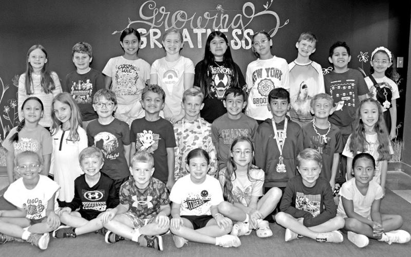 Annie Sims Elementary School Academic Rodeo winners
