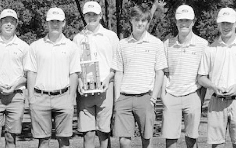 Tiger Boys L-R: Sam Sloan, Brady Sisk, George Burrows, Clayton Brison, Micah Tucker, Matthew Tucker, Matthew Peterson, Kade Strickland
