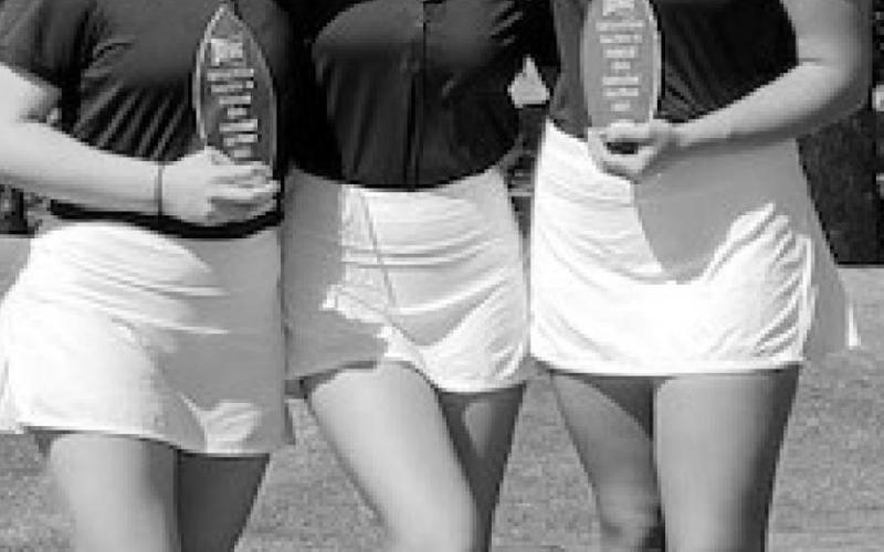 Lady Tigers L-R: Grelyn Goolsby, Reese Ball, Sophie Greco COURTESY PHOTOS