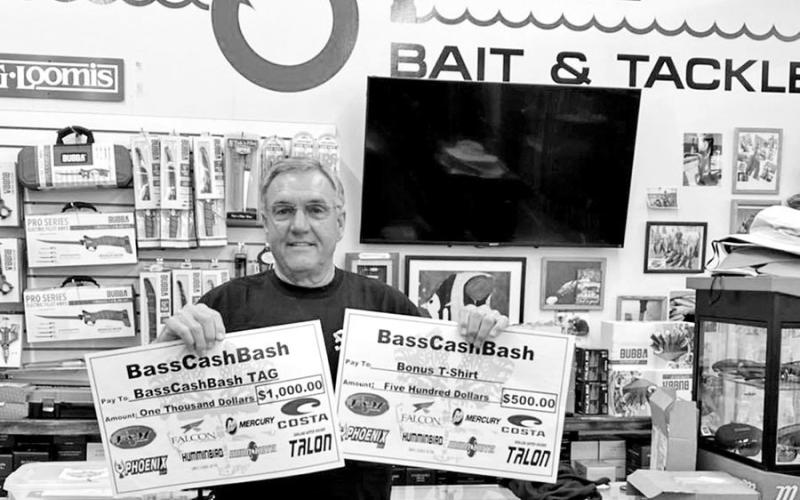 Three BCB events be on Texas lakes this year — Caddo Lake, Toledo Bend and Sam Rayburn. Most of tagged fish are worth $1,000. A bonus T-shirt will fetch lucky anglers another $500. Anglers must be preregistered to be eligible. COURTESY PHOTO