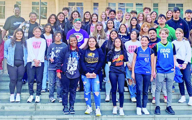 MPHS FBLA chapter members at the American Airlines Center COURTESY PHOTO