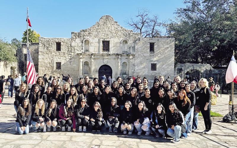 The Tiger Dolls at The Alamo COURTESY PHOTO