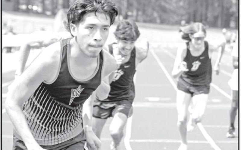 Chapel Hill Red Devil runners compete during last week’s UIL 3A Area 13 and 14 Area track meet held in Atlanta. Photo by Susan Lindsey