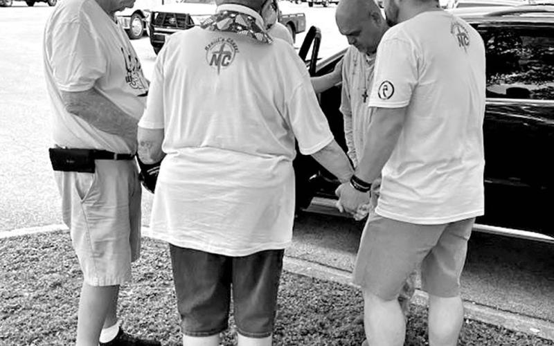 To Kerrville and back: Nevill’s Chapel volunteers pray over disaster survivors