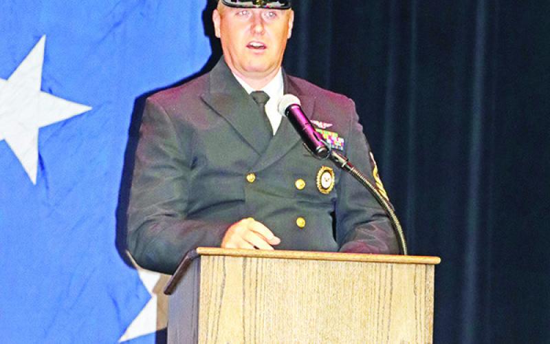 Guest speaker, Chief Petty Officer of the Navy, Will Chitwood