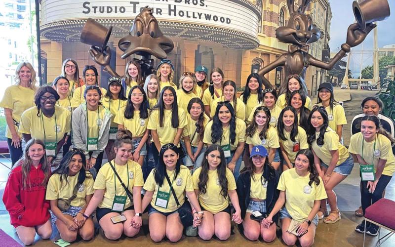 MPHS Tiger Dolls travel to Los Angeles