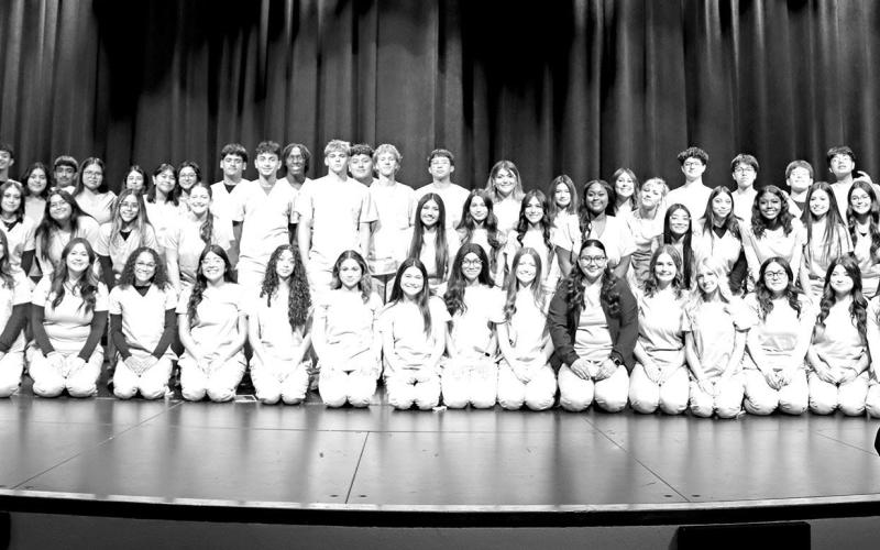 Certified EKG Technicians and Certificate of Completion recipients with instructor Sarah Carrell