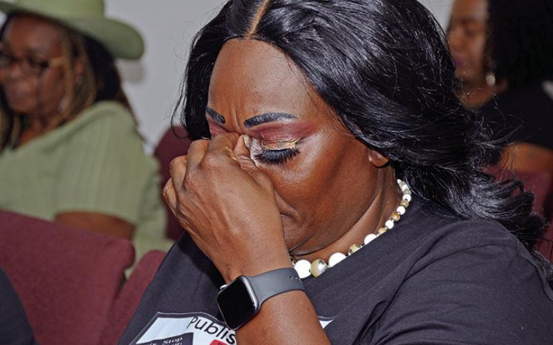 Castleberry moved to tears during speeches