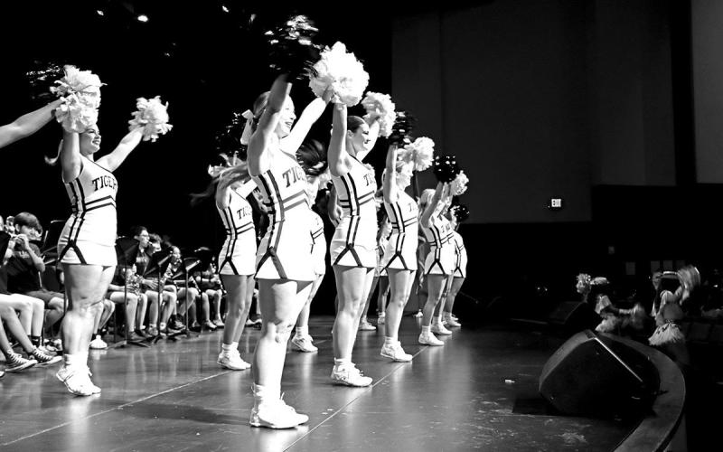 MPHS Cheer performed the fight song.