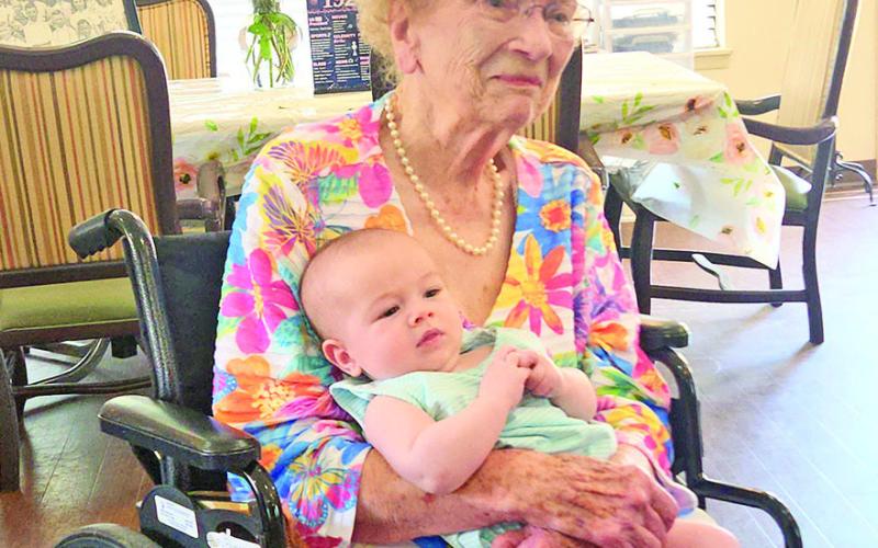 Merle Palmer turned 100 years old on June 25th TRIBUNE PHOTO / NICOLE KIMBALL