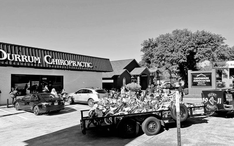 The Silent Knights with toys and our workers of the Christian Motorcyclists Association, Mt Pleasant chapter is Heaven’s Heirs COURTESY PHOTO