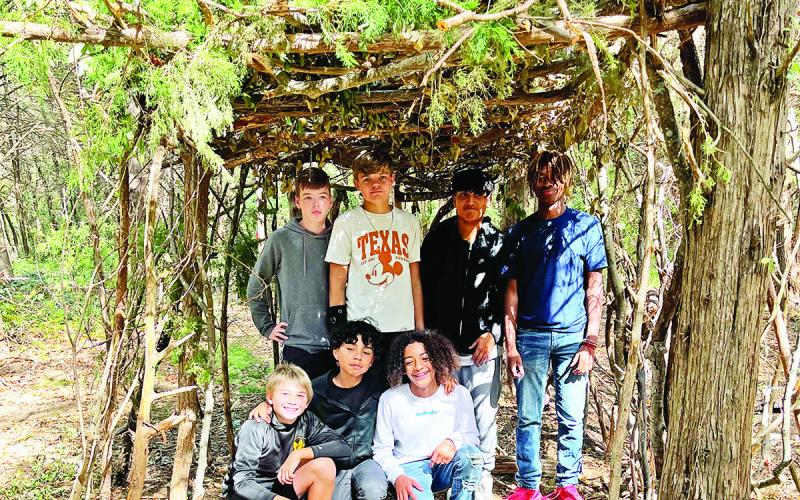 (front left to right) Landry McPeters, Andres Aguilar, Kendall McCoo, (back left to right) Hayden Harvill, Lincoln Dyke, Ales Rios, Kyen Morgan COURTESY PHOTO
