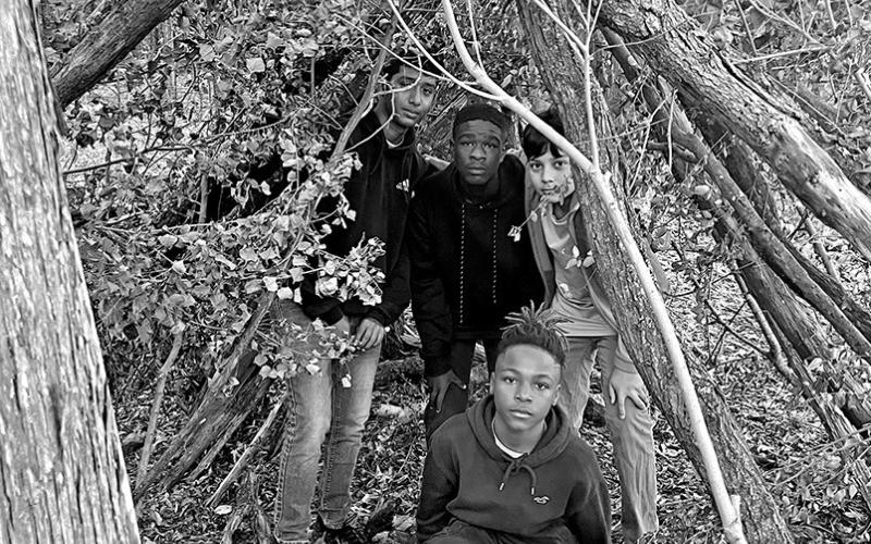 (front)Seven Duffey, (back left to right) Ayden Martinez, Andraus Woods, Hector Zuniga
