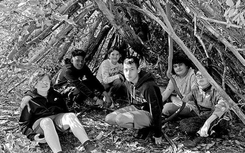 (left to right) Andrue Newman, Xzavien Howard, Trisha Easley, Luis Mata, Jose Olivares, Elijah Flanagan COURTESY PHOTOS