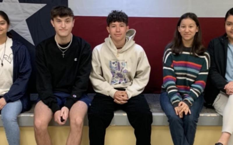 From left: Michelle Calderon, Aachal Amin, Micah Tucker, Hugo Bernardi, Anahi Valente, Rossy Banegas, Delaila Aleman COURTESY PHOTO