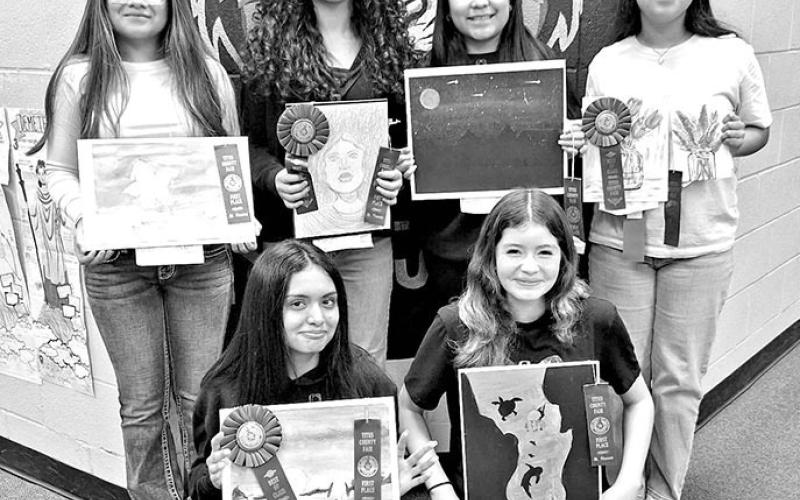 MPJH art students win ribbons at Titus County Fair