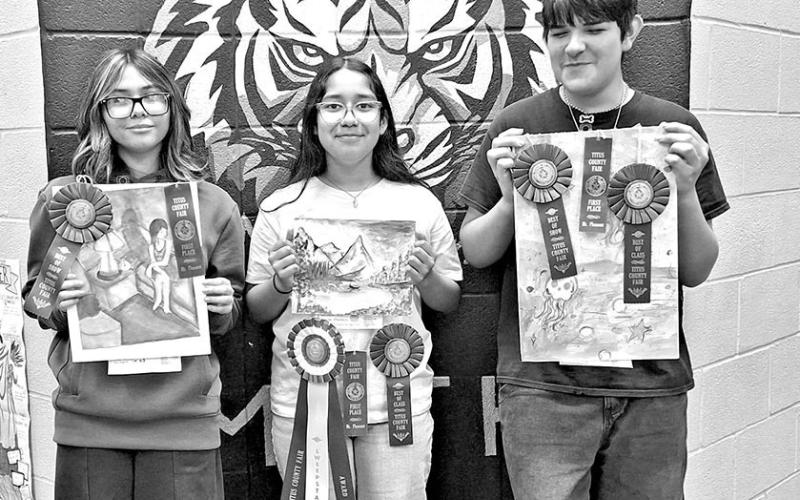 MPJH art students win ribbons at Titus County Fair