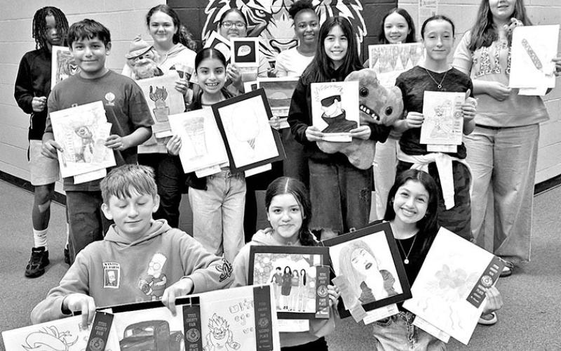 MPJH art students win ribbons at Titus County Fair